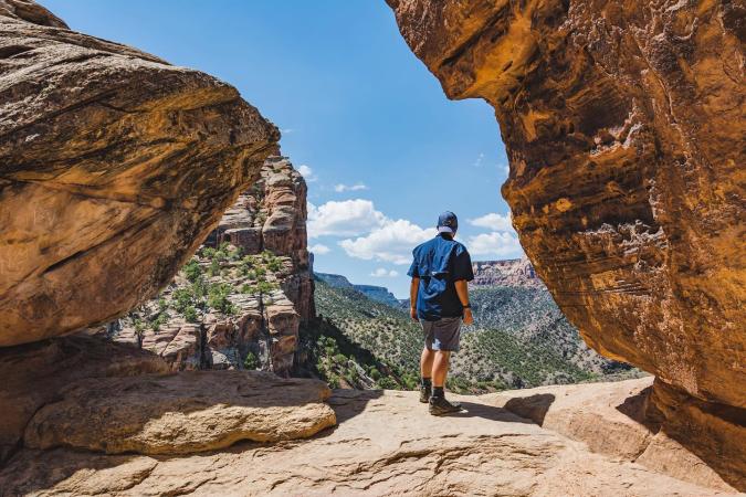 Looking out over Colorado National Monument