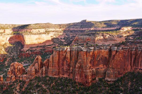 Sun over Colorado National Monument