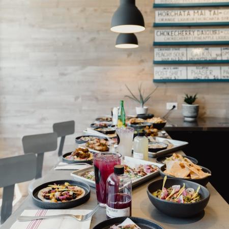 Picture of a Table at Taco Party