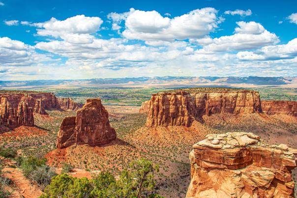 View of Independence Monument in Colorado National Monument